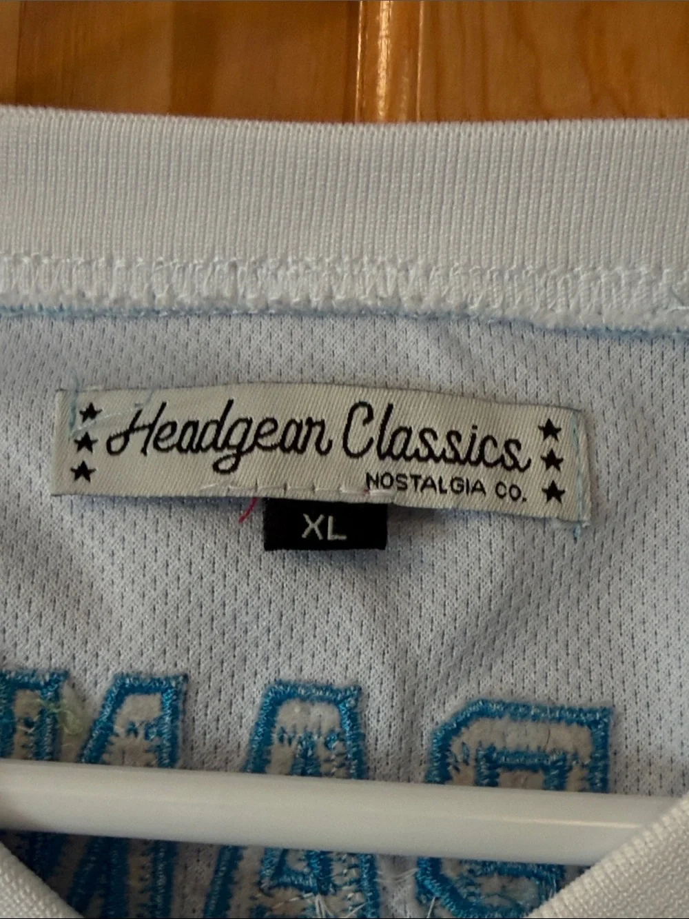 Pink Panther Jersey in Light Blue & White by Headgear Classics